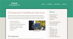 Desktop Screenshot of pikechiropracticcenter.com