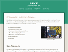 Tablet Screenshot of pikechiropracticcenter.com